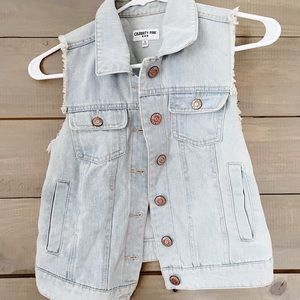 3 for $30 🍂 Celebrity Pink Jean Jacket Vest
